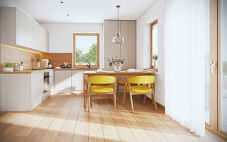 příklad interiéru domu