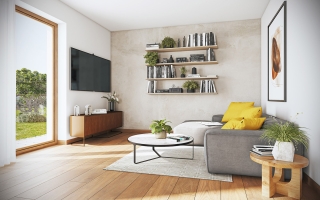 příklad interiéru domu